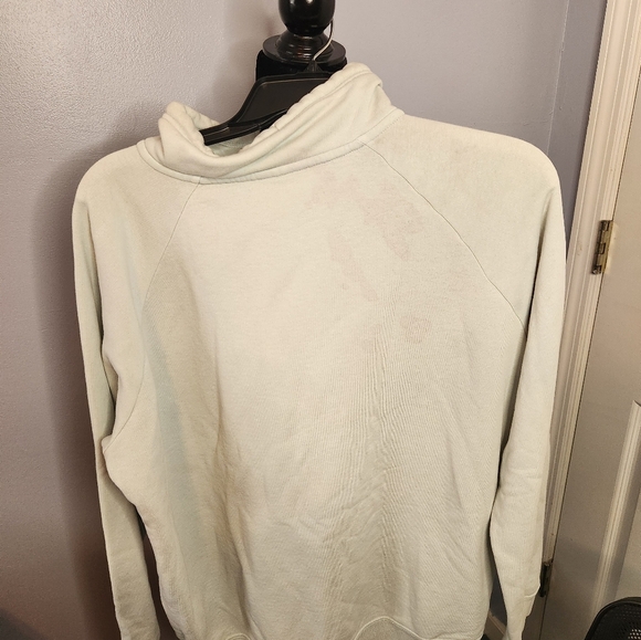 Nike Pullover Sweatshirt Womens Size Large Blue Long Sleeve 1/2 Zip Cowl Neck - Picture 14 of 16